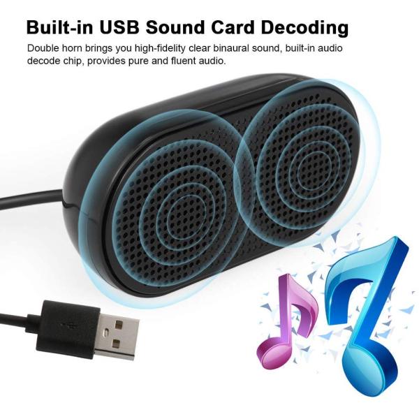 USB Powered Sound Bar Speakers for Computer