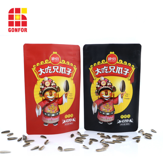 Matte printed Doypack pouch for seed packaging