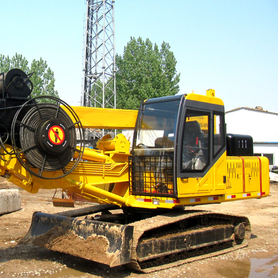 Engineering construction of square pole pile machine