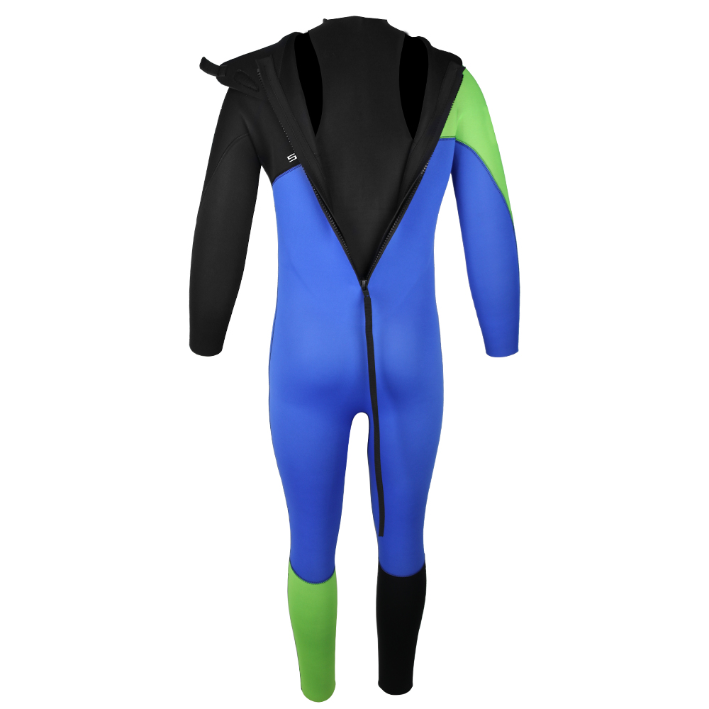 back zip wetsuits with batwing