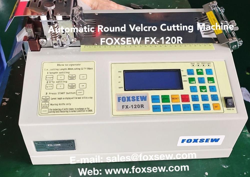Automatic Round Velcro Cutting Machine Fx 120r 1