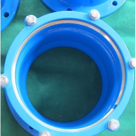 Ductile cast iron PE pipe fittings flange adaptor