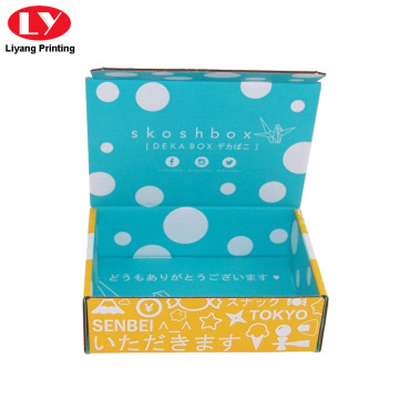 Colorful Printed Rigid Corrugated Shipping Box for Clothes