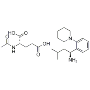 L-Glutamic acid, N-acetyl-, compd. with (αS)-α-(2-methylpropyl)-2-(1-piperidinyl)benzenemethanamine (1:1) CAS 219921-94-5