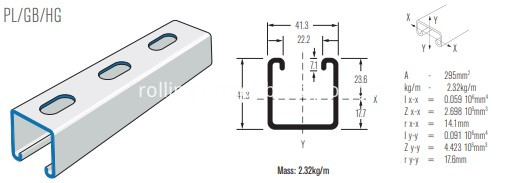 unistrut ceiling grid roll forming line