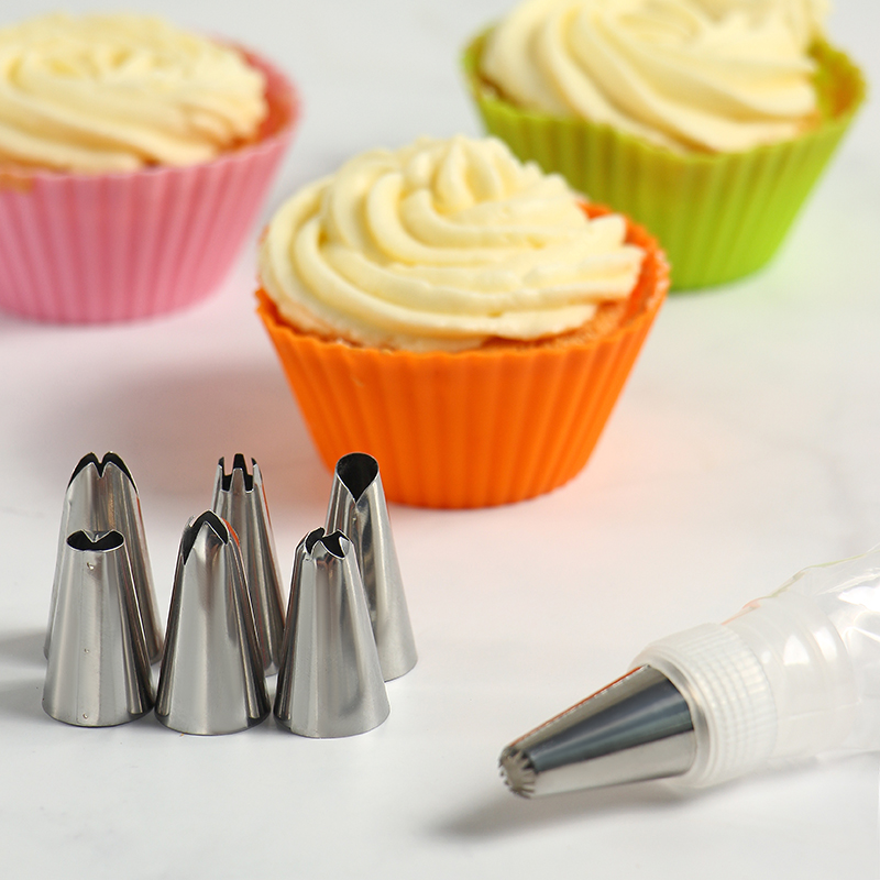 Stainless steel cake decorating icing tip piping nozzles set