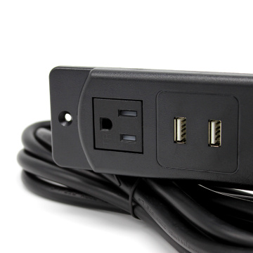 2 Sockets with 2 USB Ports Power Outlet