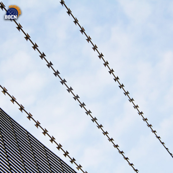 razor barbed wire for security fence