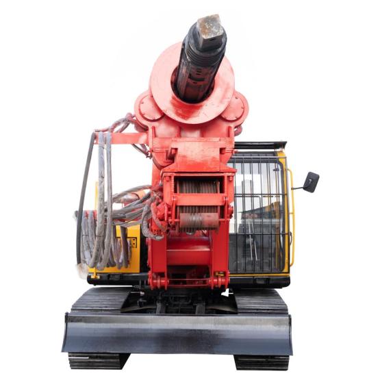 Engineering crawler hole drilling rig machine