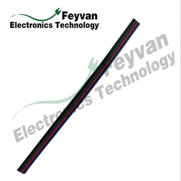 PVC Insulated Colored Flat Ribbon Wire