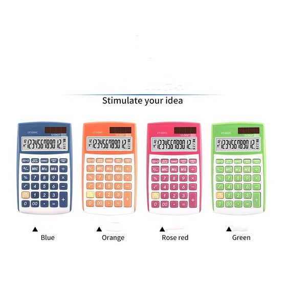 112 steps handheld calculators with Rubber