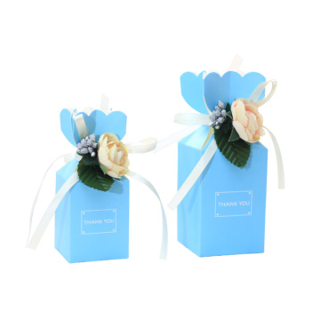 Baby shower paper flower candy box