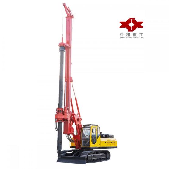 White drilling rig 20m concrete foundation engineering rig