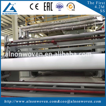 High output 1.6m SS PP spun bond nonwoven fabric making machine with great price