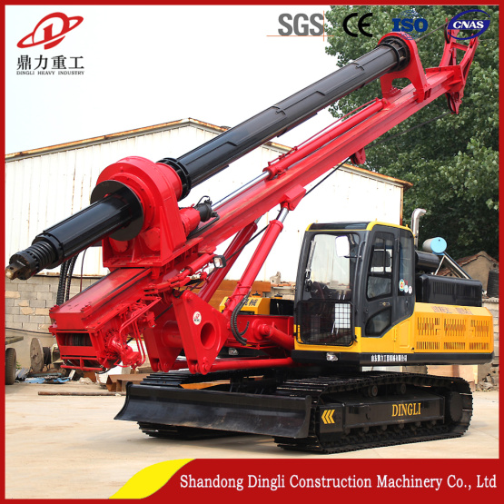 Customized rig for 20m concrete foundation engineering