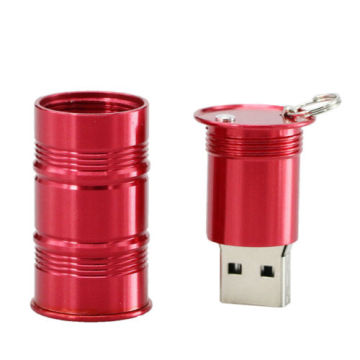 Oil drum model mini metal usb flash drive