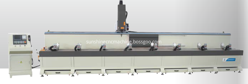 aluminum profiles machining center