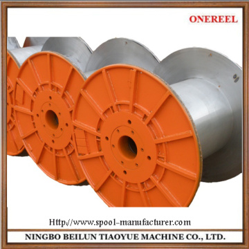 Particularly resistant wire reel