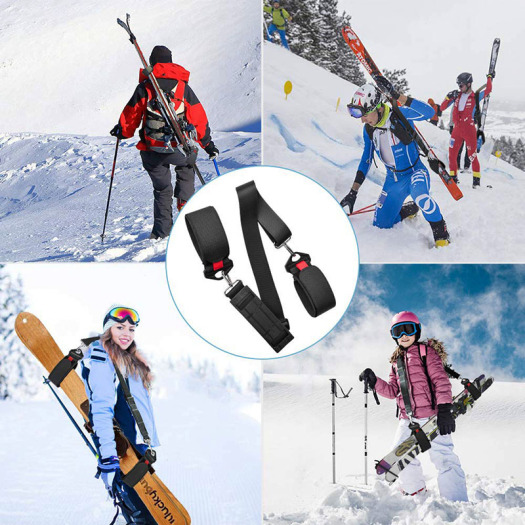 Ski Carrier Strap Shoulder Sling with Cushioned Pad