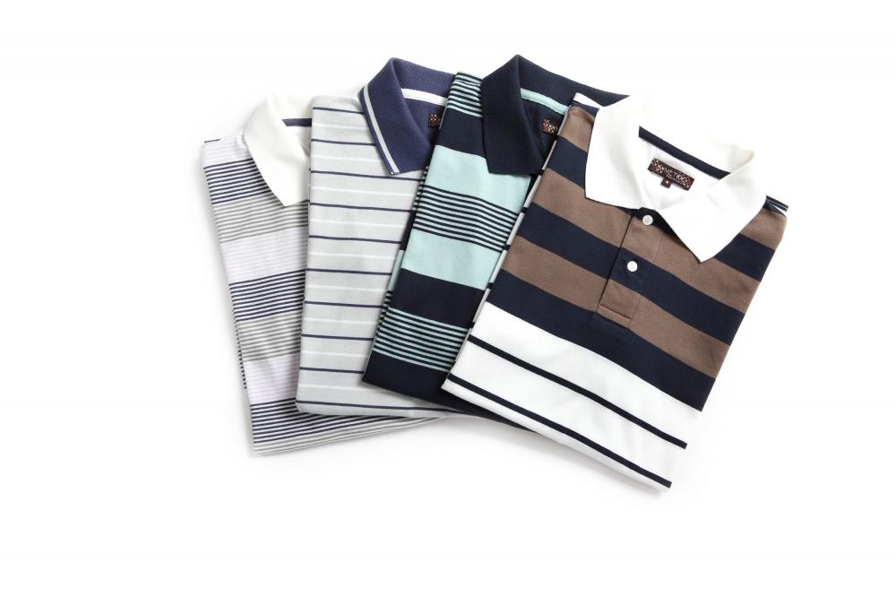 Men's Stripe Polo Shirts
