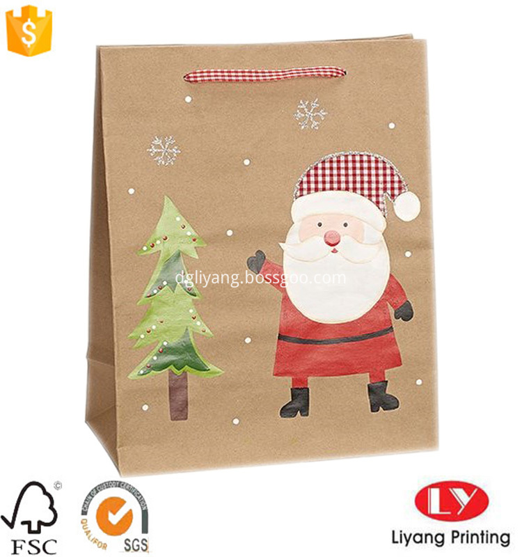 christmas gift paper bag