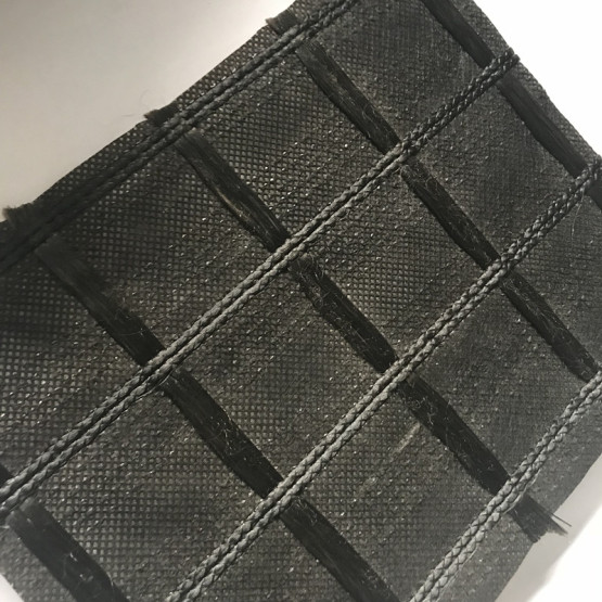 Bitumen Coated Fiberglass Geogrid With Nonwoven Geotextile