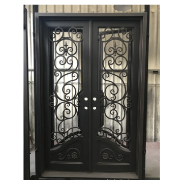Wrought Iron Doors Double Exterior for Sale
