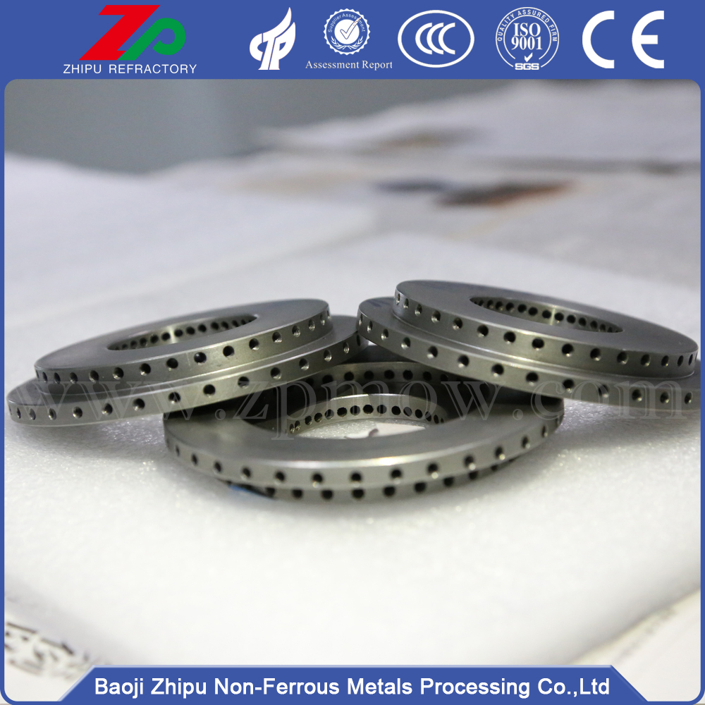 Forging casting tungsten flange for heating