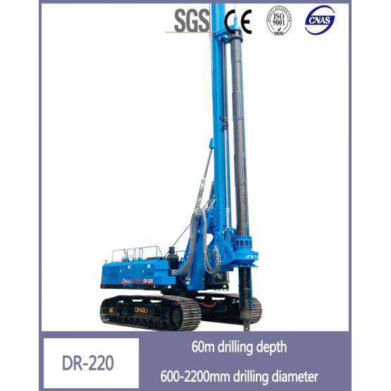 Full Hydraulic Wheel Type Rotary Drilling Rig