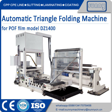 Automatic center folding machine for POF Shrink film