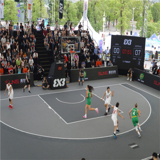 Official FIBA 3X3 Basketball Court Mat