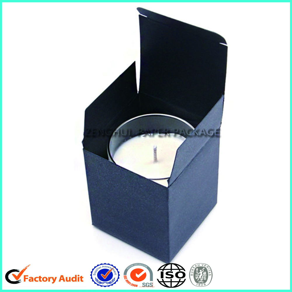 Custom Cardboard Foldable Candle Boxes Packaing