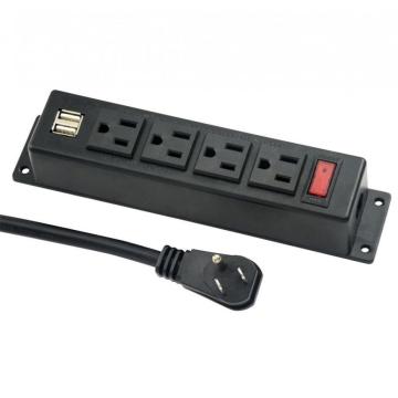 US 4-Outlets Power Unit Sockets With Switch&USB