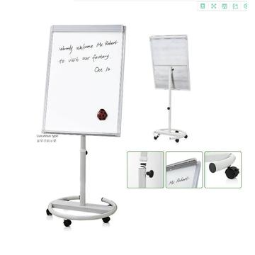 Office Mobile White Flip Chart Easel movable whiteboard