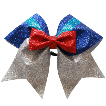 Glittery Snow White Cheer Leading Bows