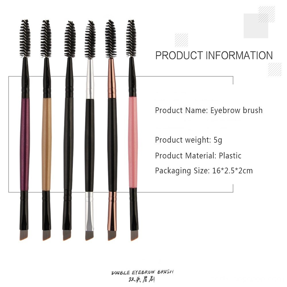 Double Head Eyebrow Makeup Brush 3