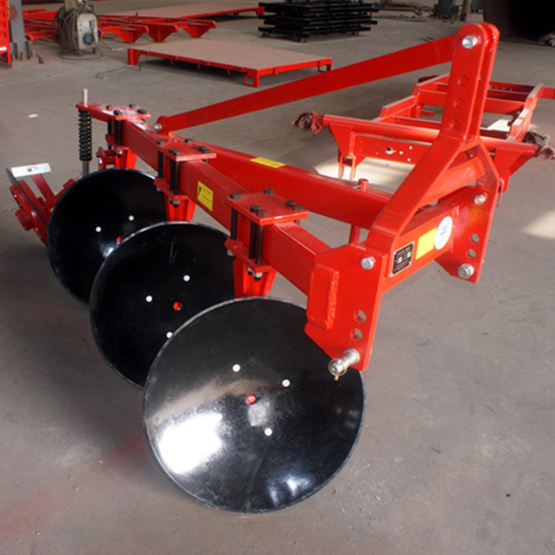 Tractor mounted power pto disc plow rotary plough