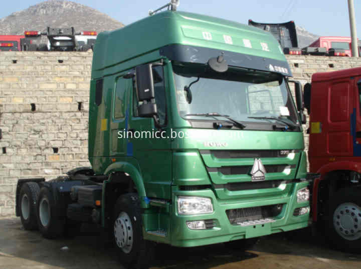 420 Hp Sinotruk Howo 6x4 Tractor Truck With Two Bed