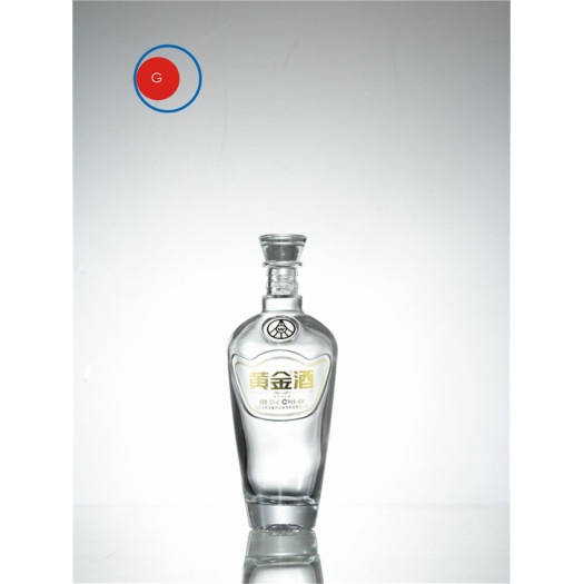 Wuliangye Gold Premium Liquor Glass Bottle