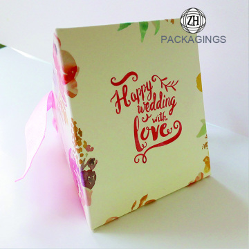 Paper wedding giveaways box wedding gift box