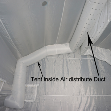 Field Sleeping tent use cooling system