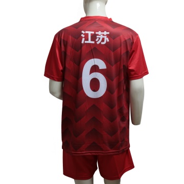 Sublimation Dri Fit Red New Soccer Jerseys