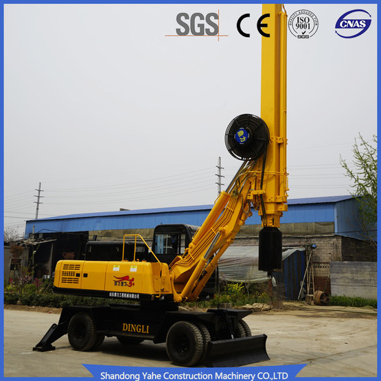 Square rod borehole drilling rig