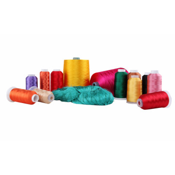 Yarn Dyed 100% Viscose Rayon Embroidery Thread