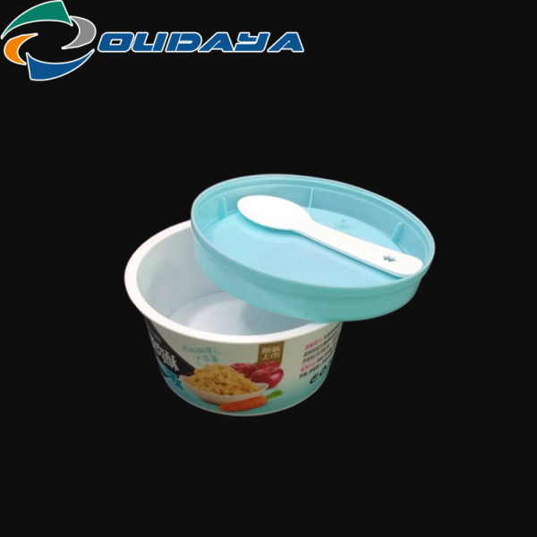 Customized Plastic Pot for Ice-cream Packaging