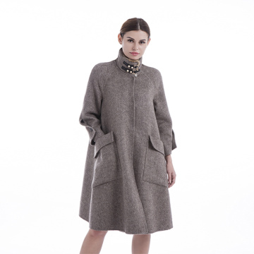 New styles High collar cashmere winter coat