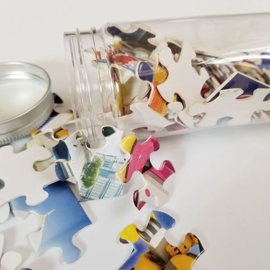 Custom children's mini paper 48piece puzzle toy game