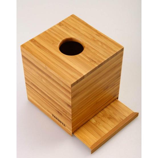 Bamboo Square Towel Box
