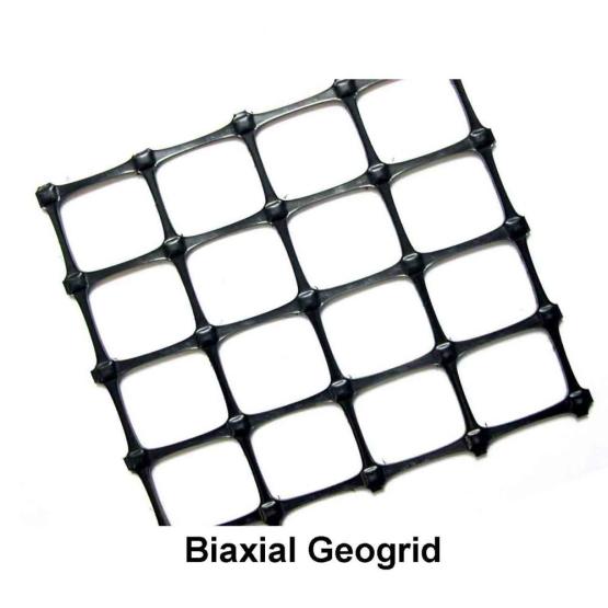 Exturded PP Biaxial Geogrid