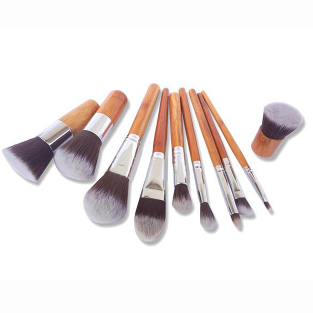 Bamboo Makeup Brush Set